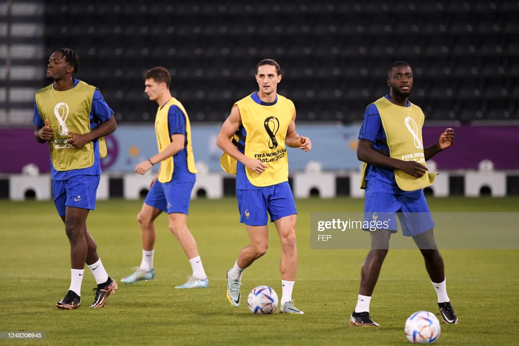 French Team Football - FIFA World Cup 2022, Training session