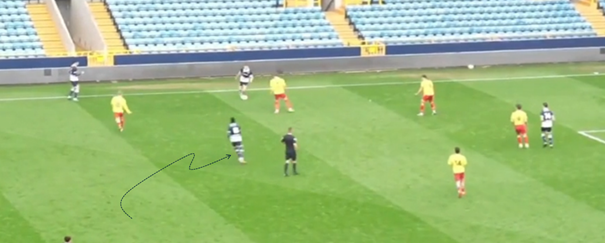 A group of people on a field

Description automatically generated